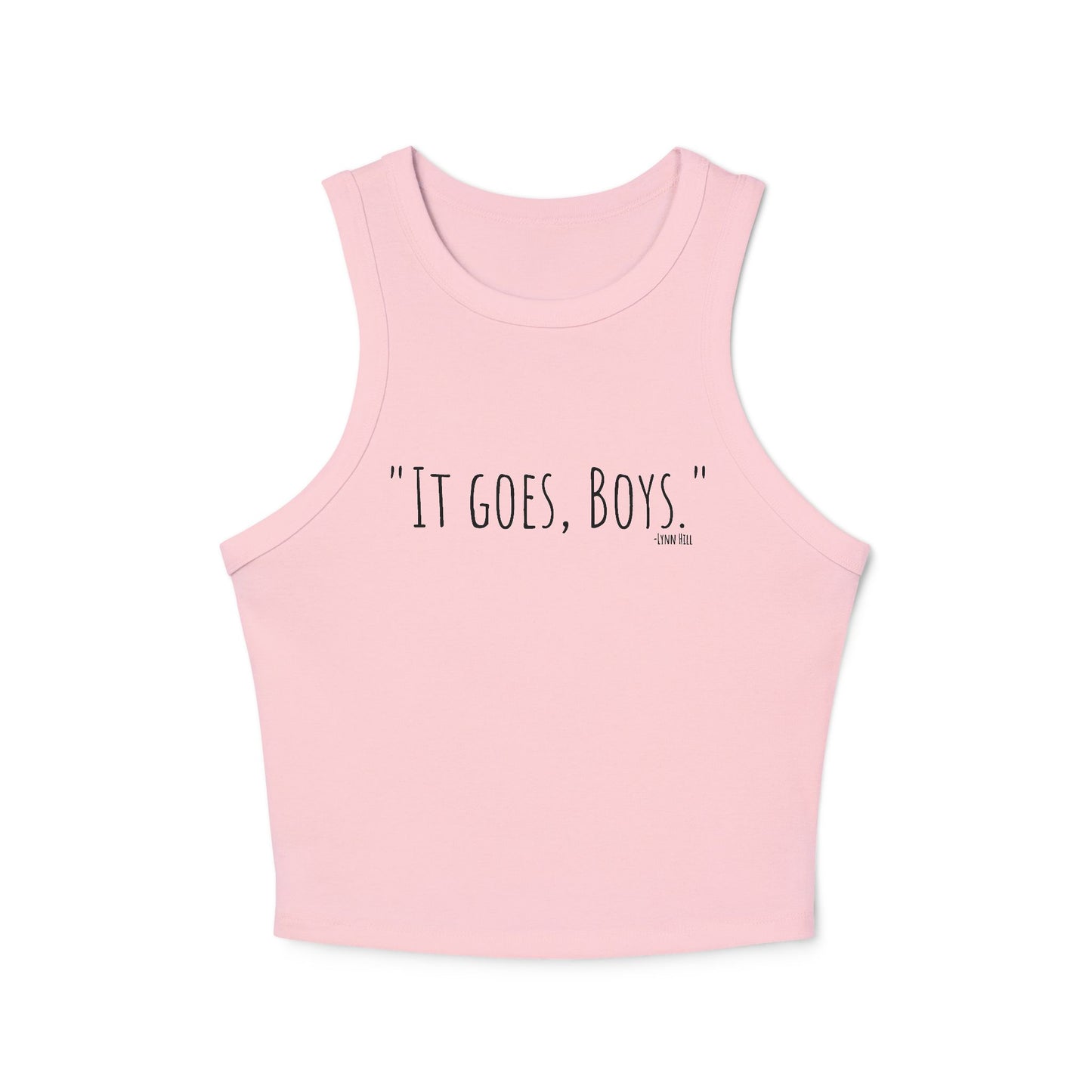 It goes boys tank