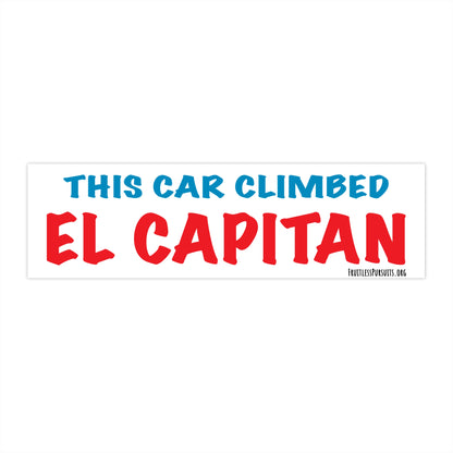 This Car Climbed El Cap